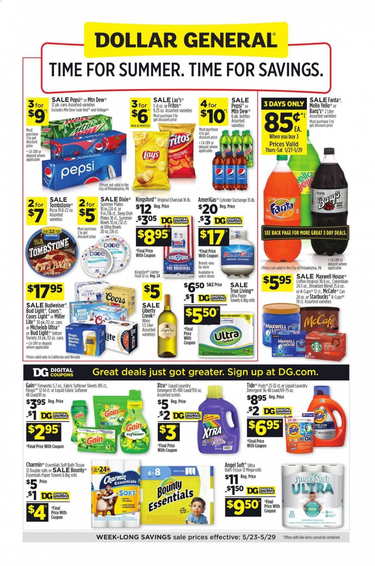 Dollar General (CA, NV) Weekly Ad Flyer May 23 to May 29