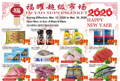 Fu Yao Supermarket Flyer March 13 to 19