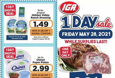 IGA Weekly Ad Flyer May 28 to May 28