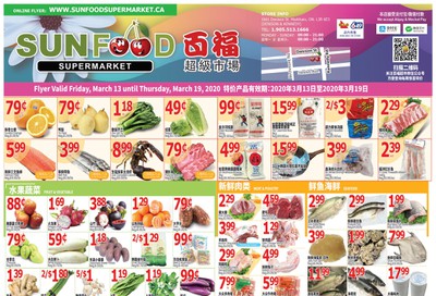 Sunfood Supermarket Flyer March 13 to 19