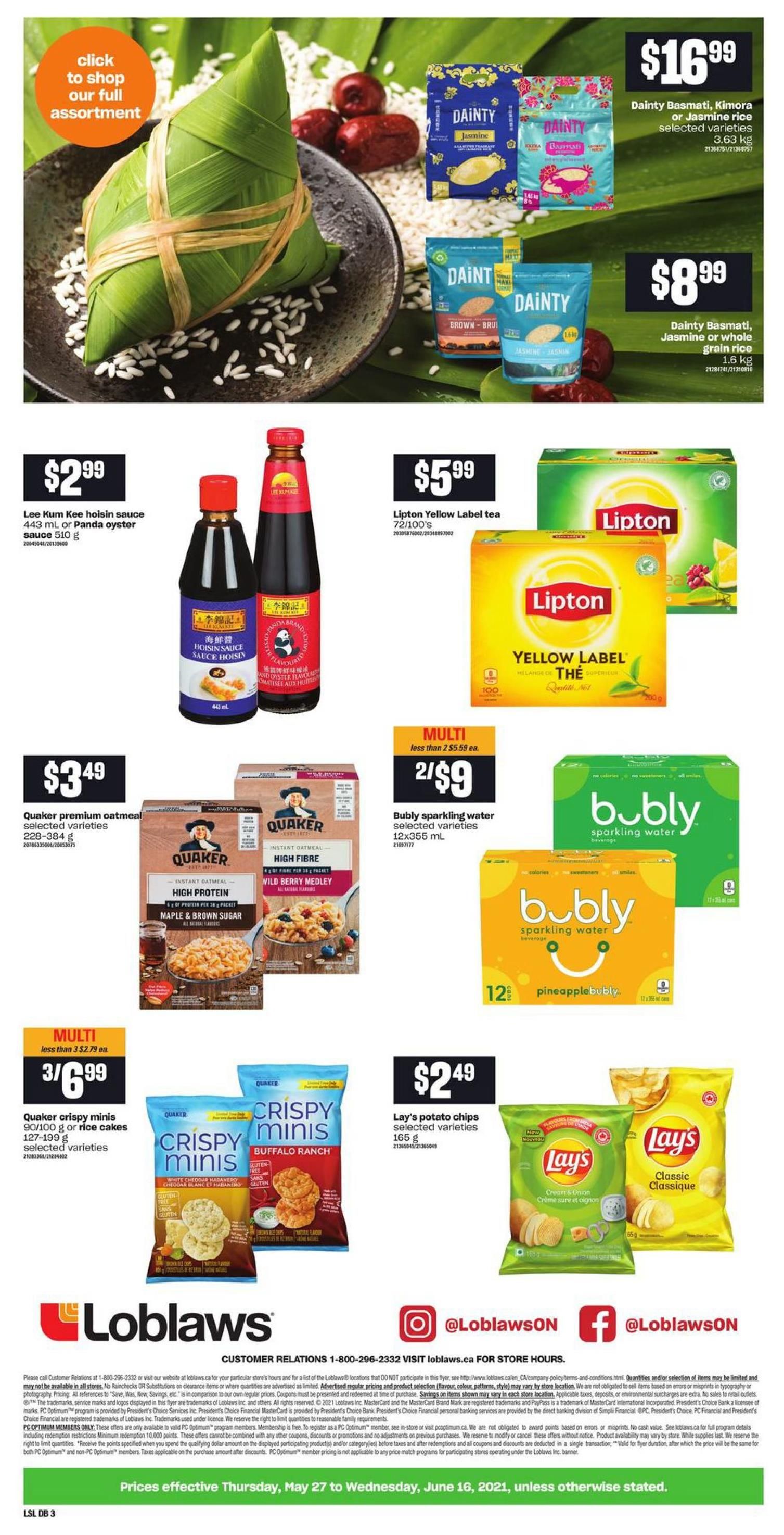 Independent Grocer (ON) Celebrate Dragon Boat Flyer May 27 to June 16
