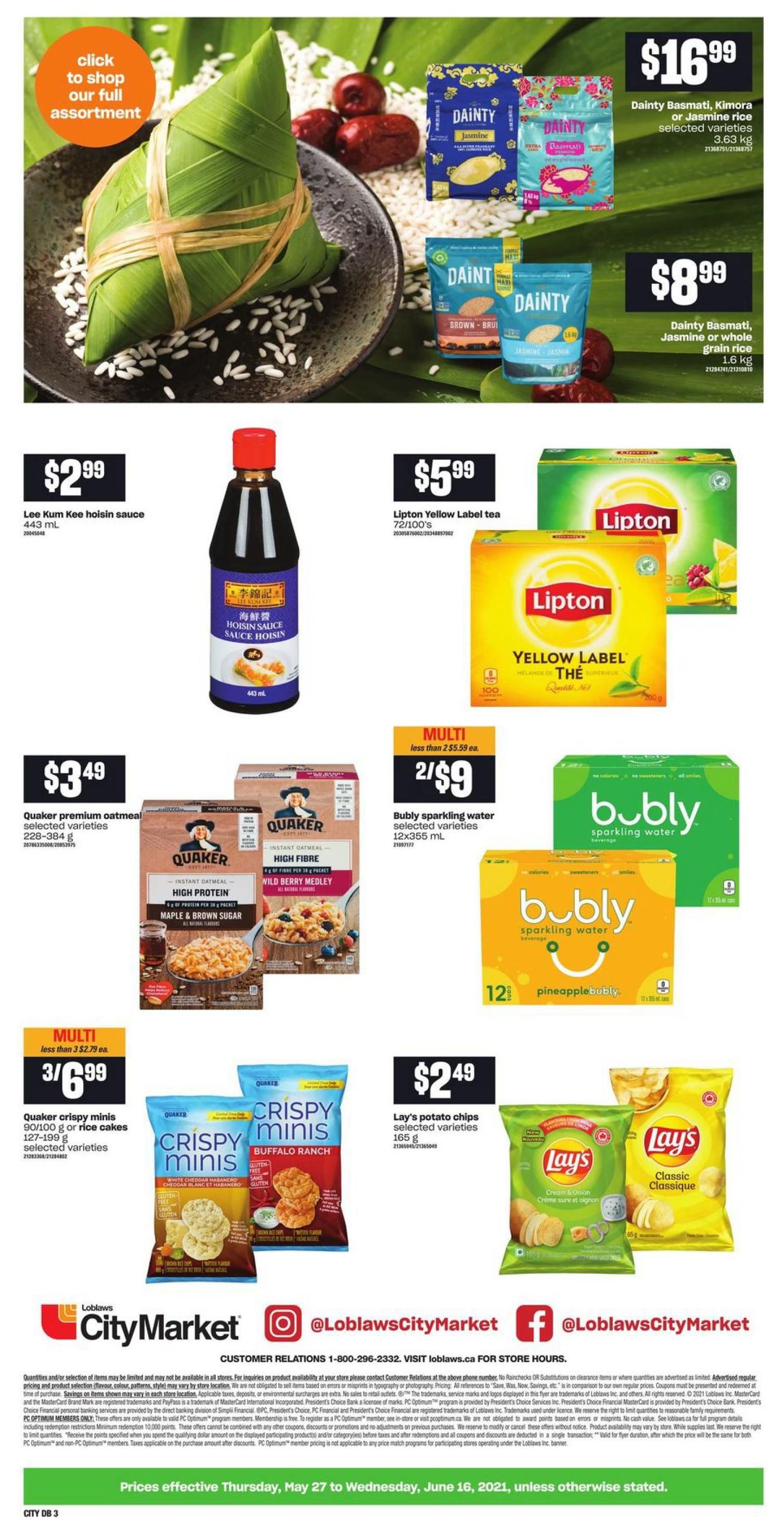 Independent Grocer (West) Celebrate Dragon Boat Flyer May 27 to June 16