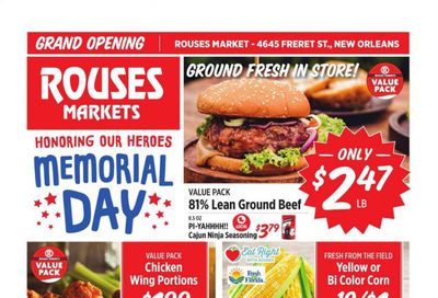 Rouses Markets (AL, LA, MS) Weekly Ad Flyer May 26 to June 2