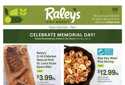 Raley's (CA) Weekly Ad Flyer May 26 to June 1