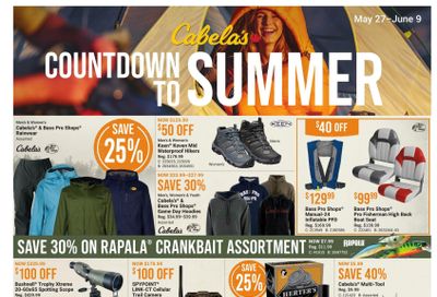 Cabela's Flyer May 27 to June 9