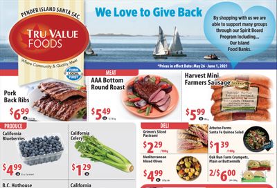 Tru Value Foods Flyer May 26 to June 1