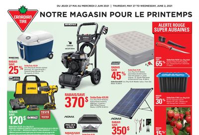 Canadian Tire (QC) Flyer May 27 to June 2