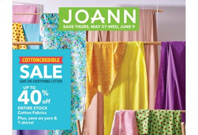 JOANN Weekly Ad Flyer May 27 to June 9