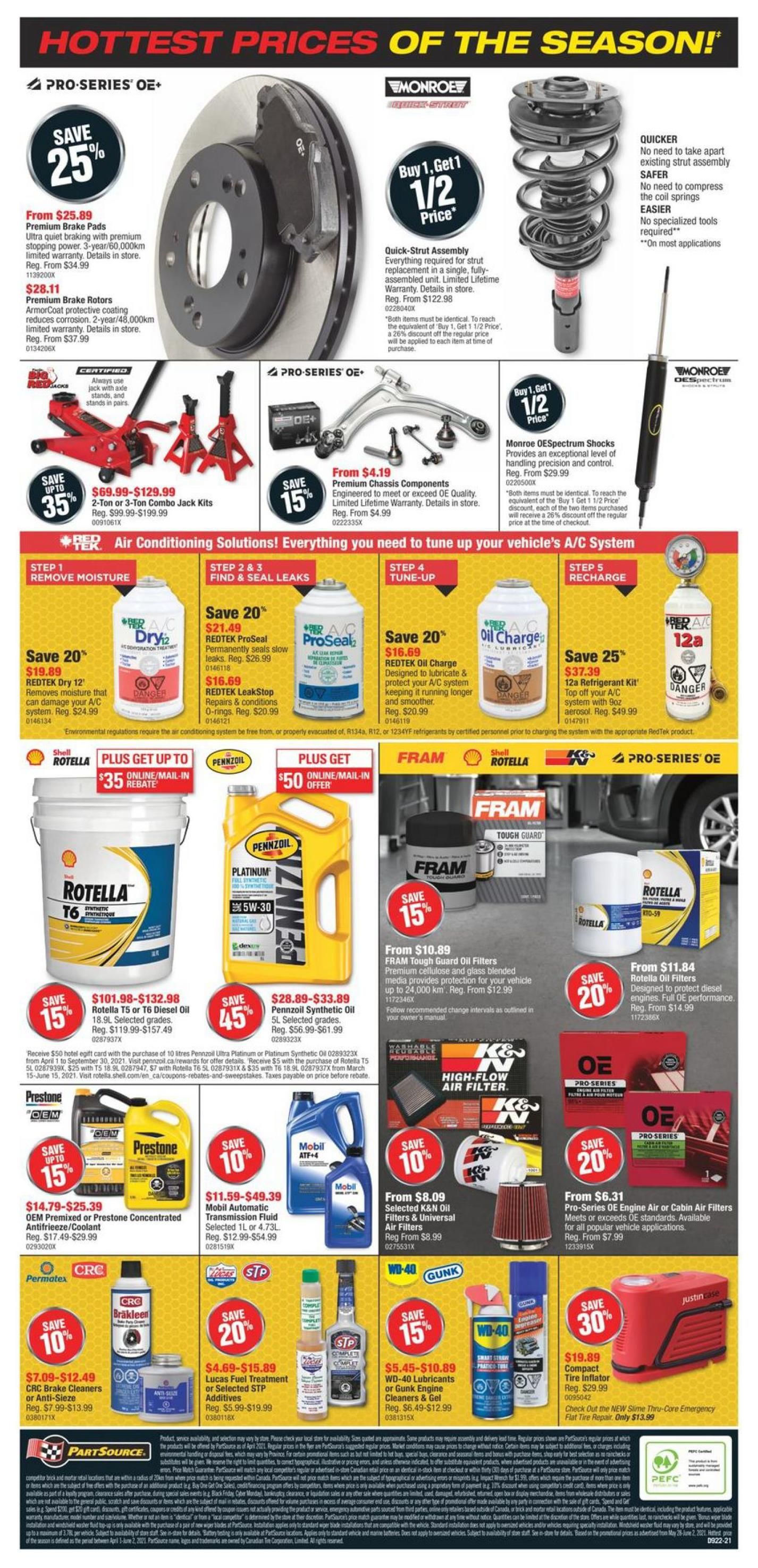 PartSource Flyer May 28 to June 2