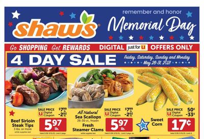 Shaw’s (MA, ME, NH, RI, VT) Weekly Ad Flyer May 28 to June 3