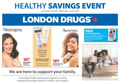 London Drugs Healthy Savings Event Flyer May 28 to June 9