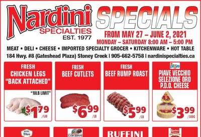 Nardini Specialties Flyer May 27 to June 2