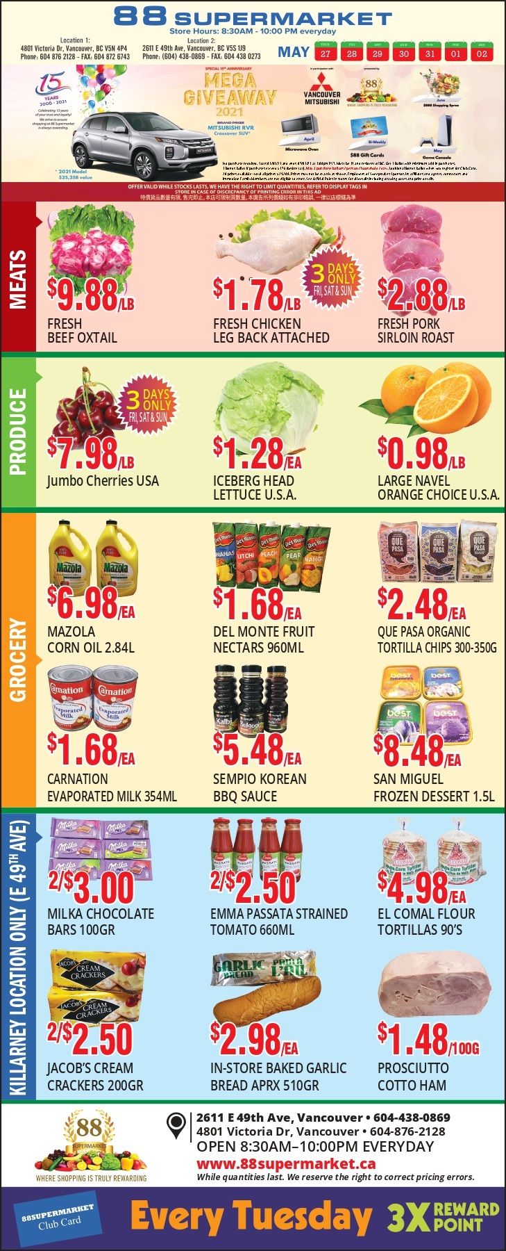 88 Supermarket Flyer May 27 to June 2