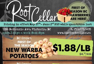 The Root Cellar Flyer May 27 to June 2