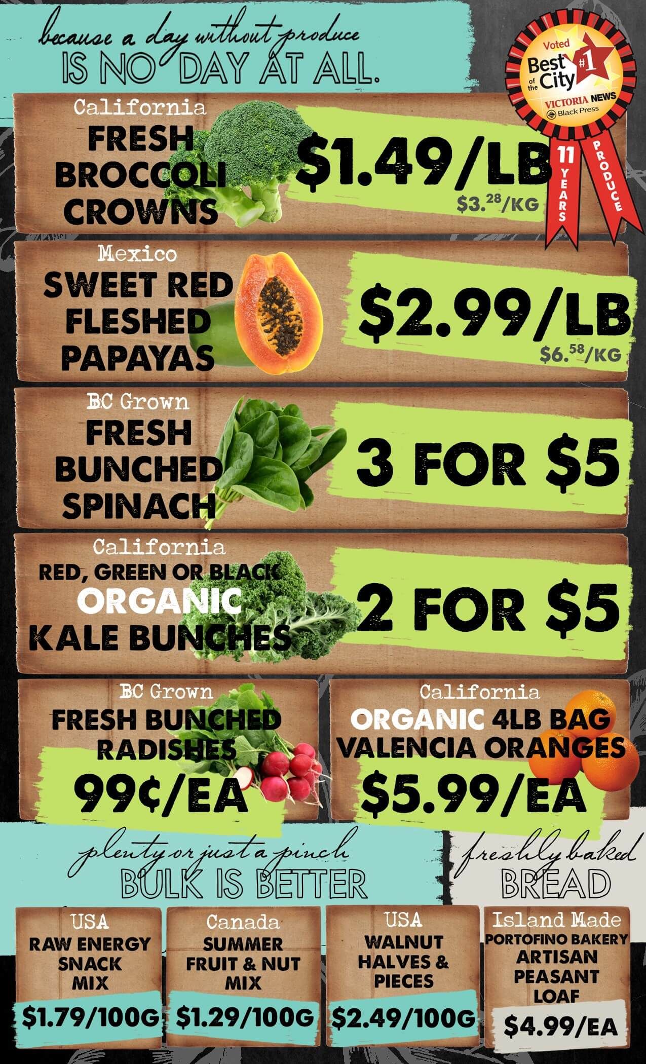 The Root Cellar Flyer May 27 to June 2