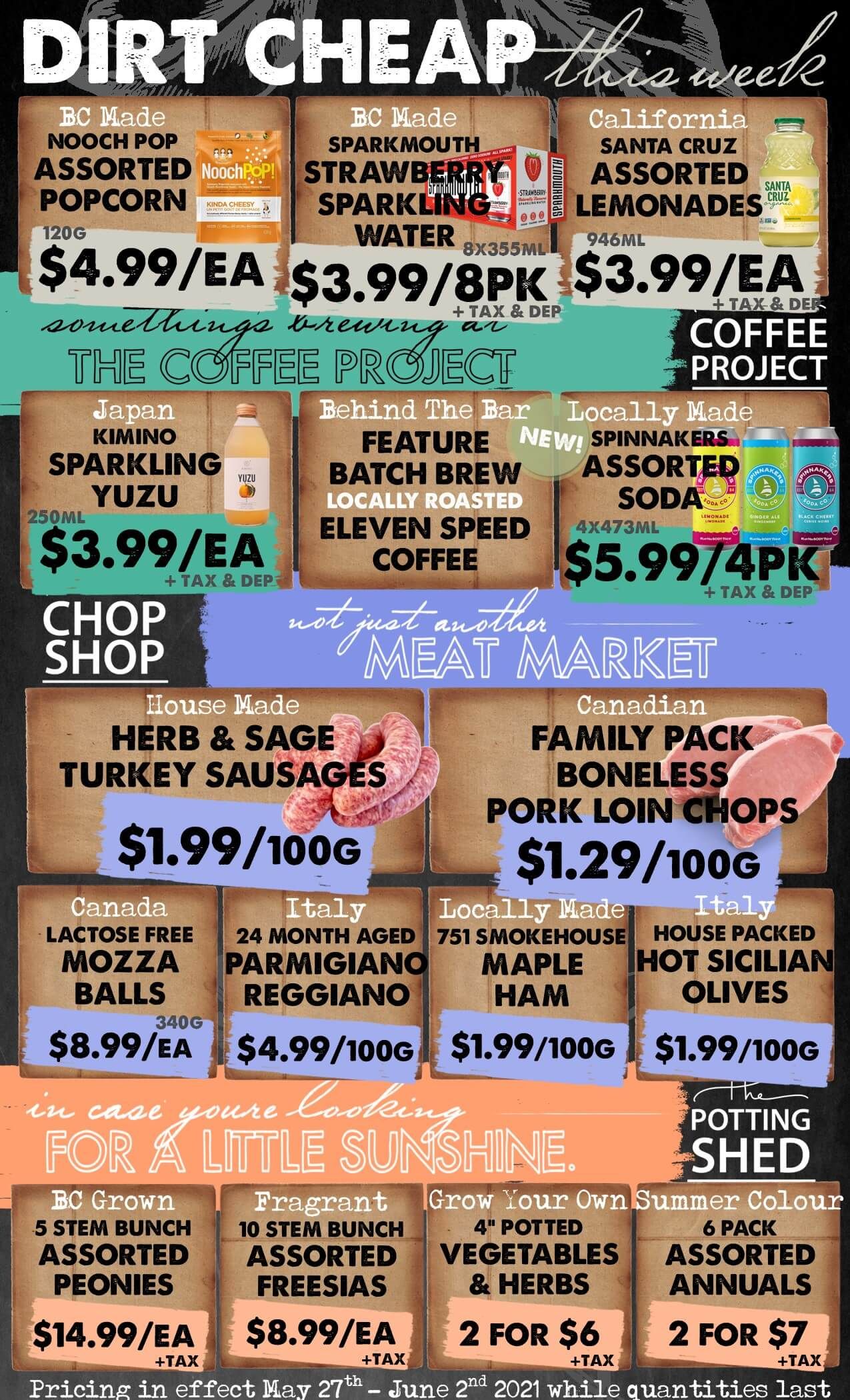 The Root Cellar Flyer May 27 to June 2
