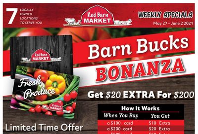 Red Barn Market Flyer May 27 to June 2