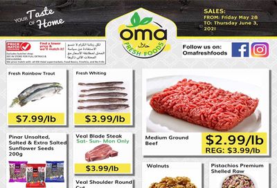Oma Fresh Foods Flyer May 28 to June 3