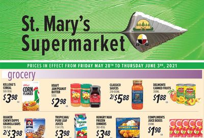 St. Mary's Supermarket Flyer May 28 to June 3