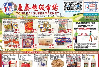 Tone Tai Supermarket Flyer May 28 to June 3