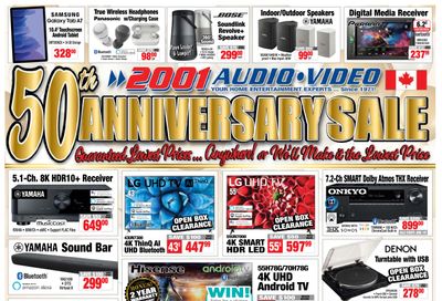 2001 Audio Video Flyer May 28 to June 3