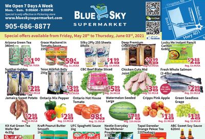 Blue Sky Supermarket (Pickering) Flyer May 28 to June 3