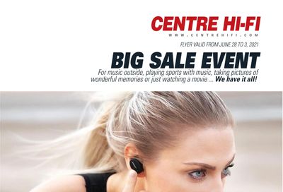 Centre Hi-Fi Flyer May 28 to June 3