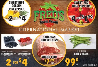 Fred's Farm Fresh Flyer May 26 to June 1