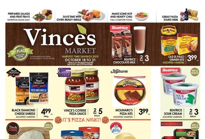 Vince's Market Flyer October 18 to 31