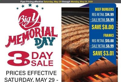 Big Y (CT, MA) Weekly Ad Flyer May 29 to May 31