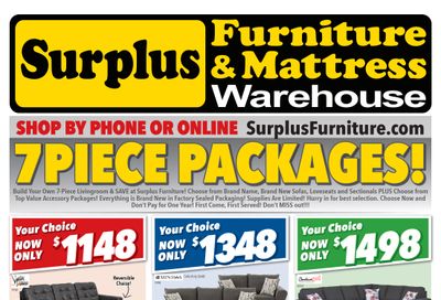 Surplus Furniture & Mattress Warehouse (Sudbury) Flyer May 31 to June 13