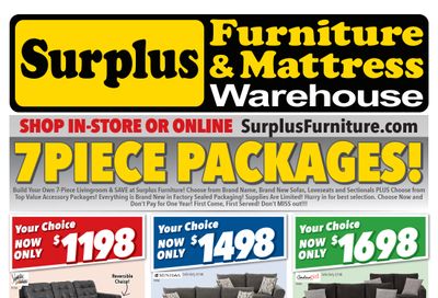 Surplus Furniture & Mattress Warehouse (St. John's) Flyer May 31 to June 13