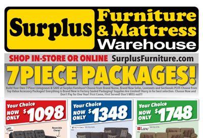 Surplus Furniture & Mattress Warehouse (Saskatoon) Flyer May 31 to June 13