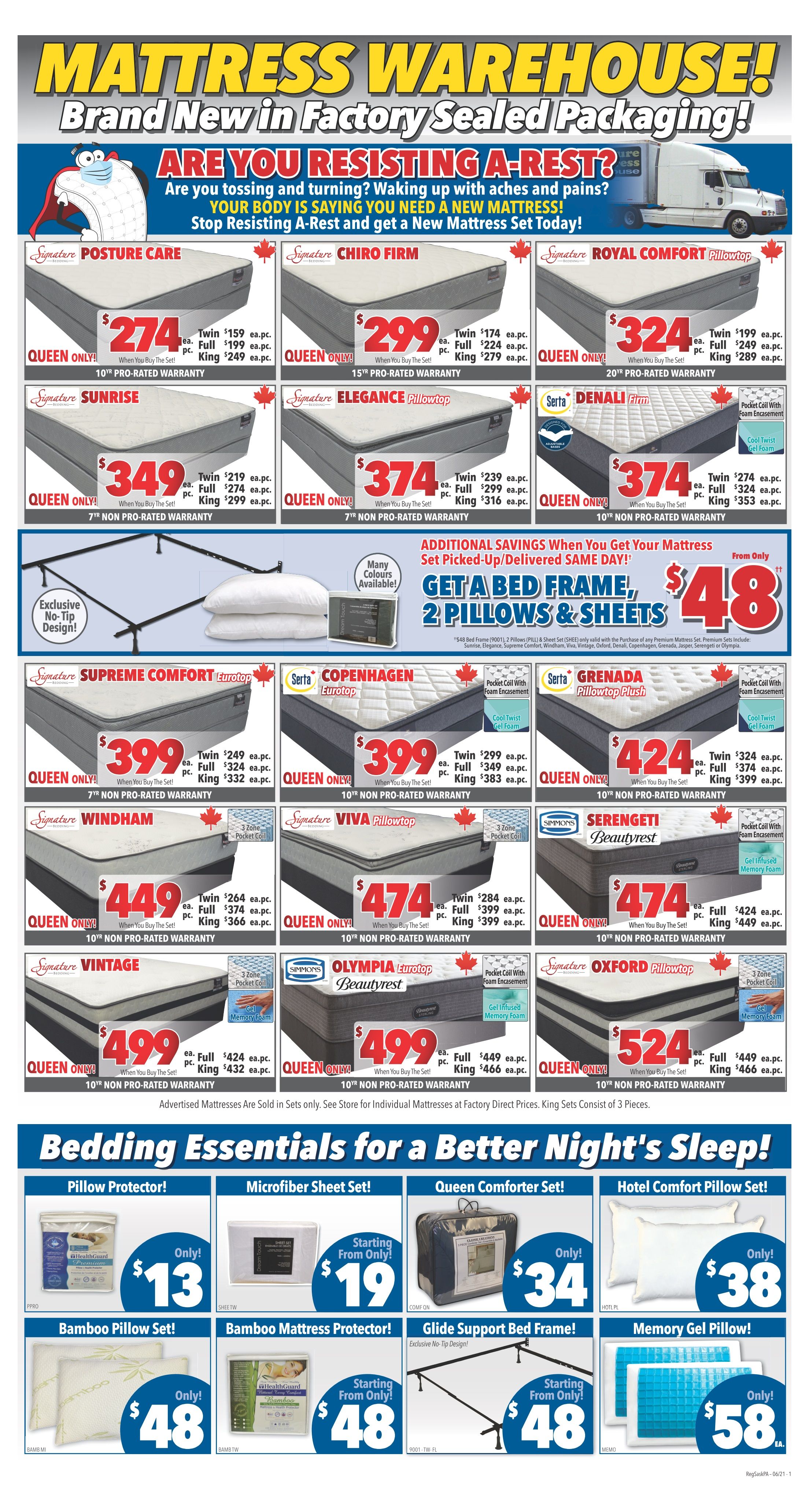 Surplus Furniture & Mattress Warehouse (Prince Albert) Flyer May 31 to June 13