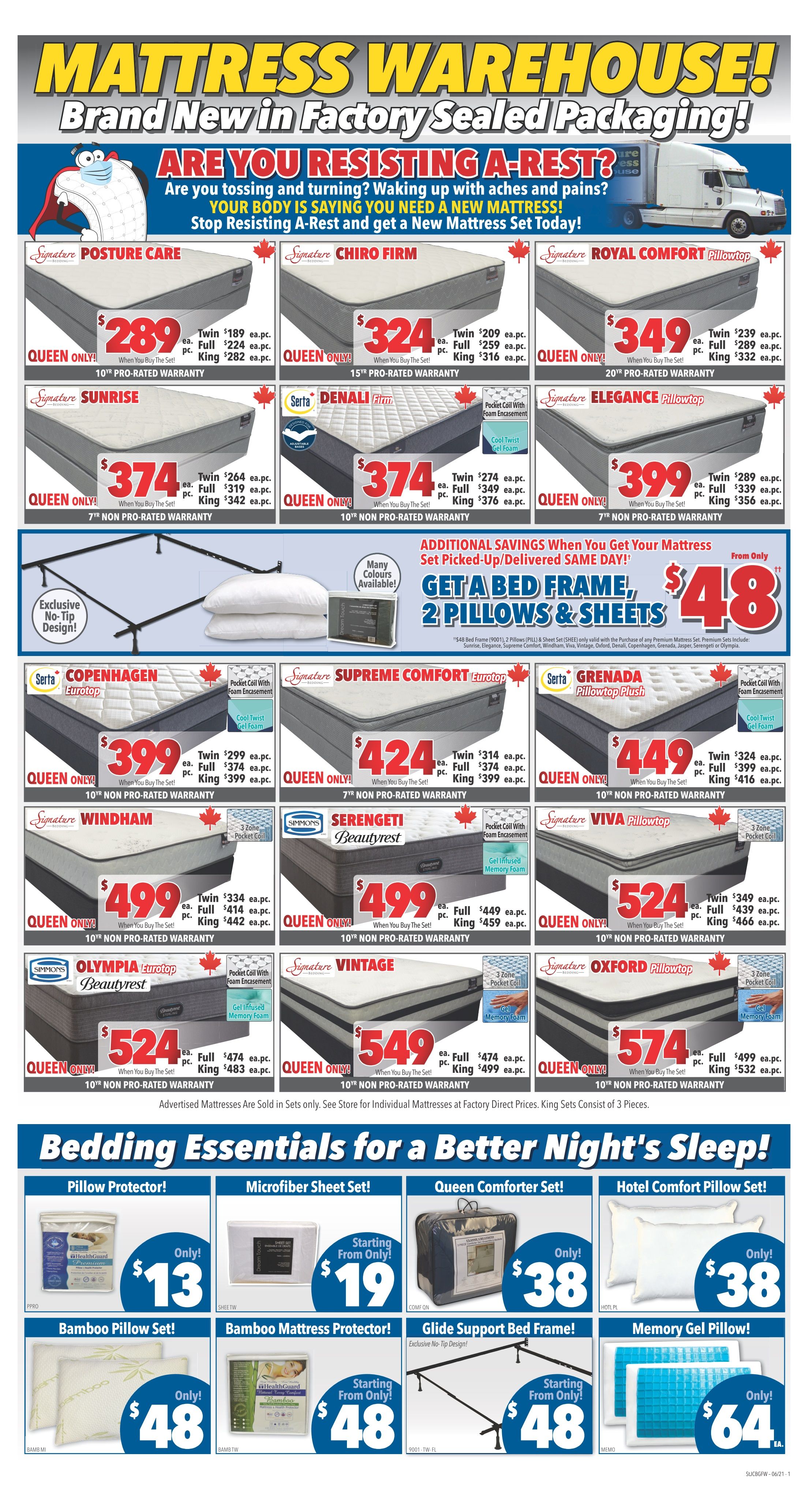 Surplus Furniture & Mattress Warehouse (Grand Falls Windsor) Flyer May 31 to June 13