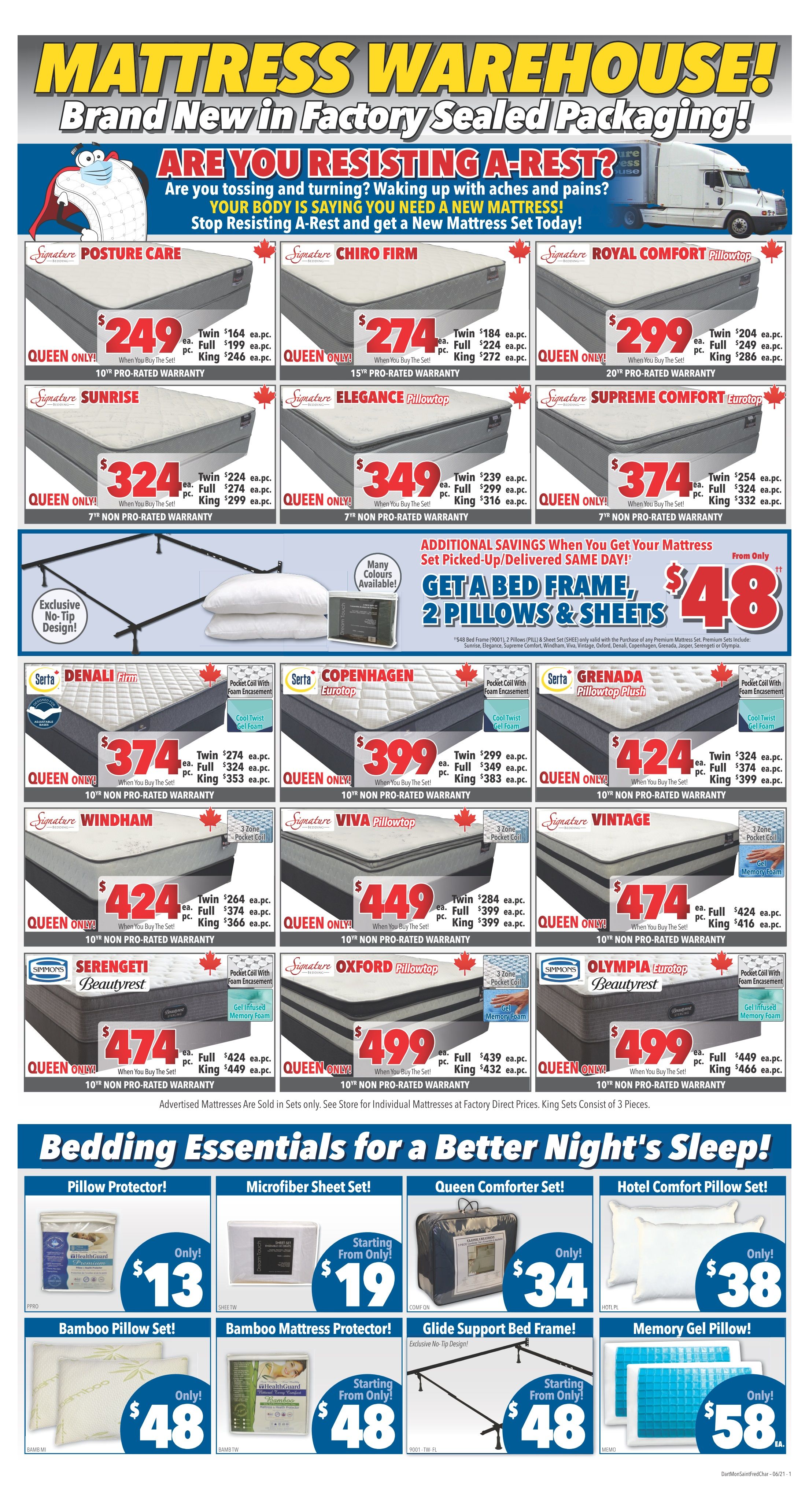 Surplus Furniture & Mattress Warehouse (Dartmouth) Flyer May 31 to June 13
