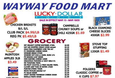 WayWay Food Mart Flyer March 13 to 19