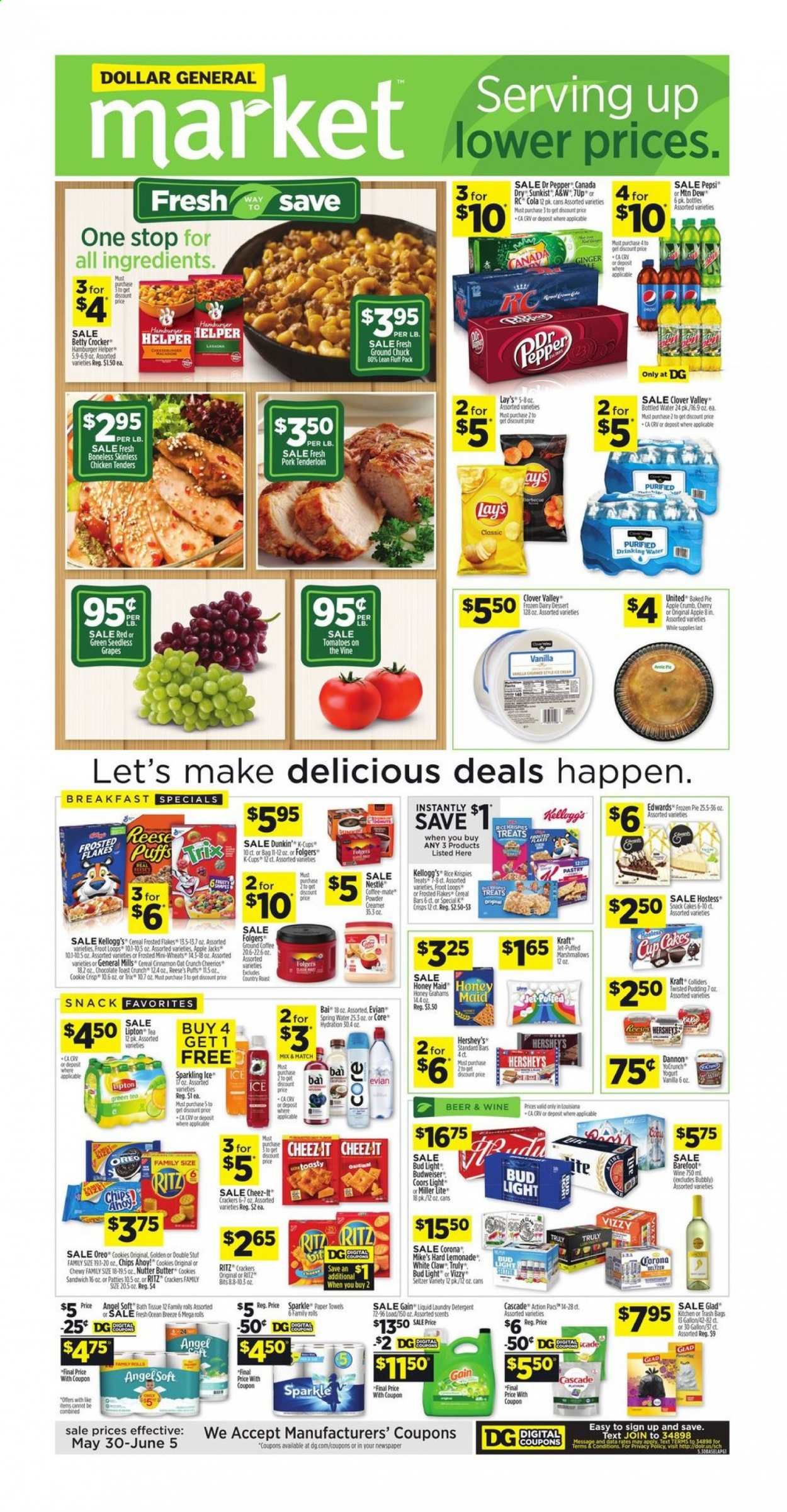 Dollar General (LA) Weekly Ad Flyer May 30 to June 5