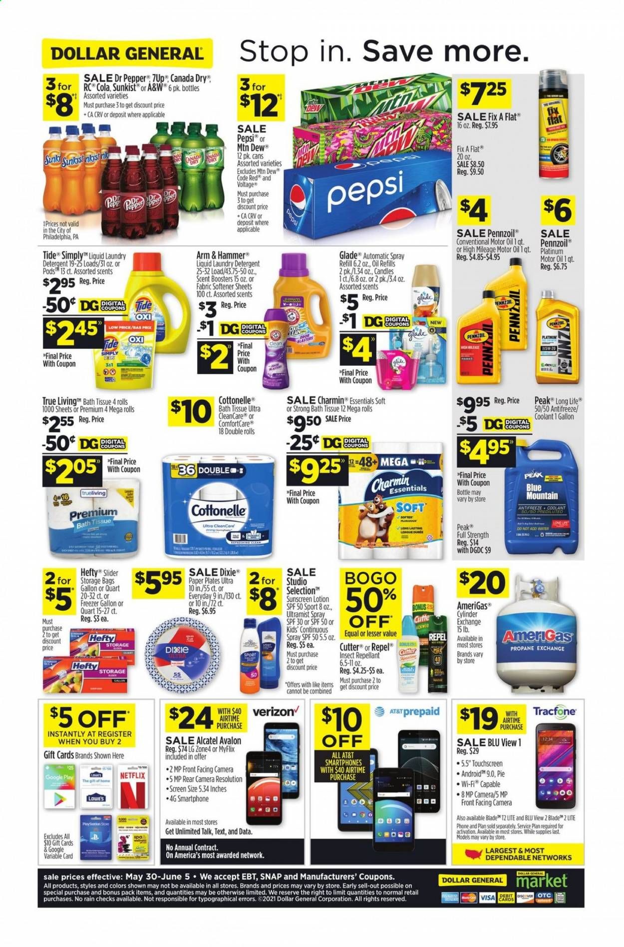 Dollar General (TN) Weekly Ad Flyer May 30 to June 5