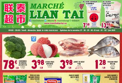 Marche Lian Tai Flyer May 27 to June 2