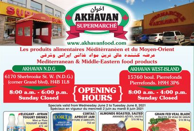 Akhavan Supermarche Flyer June 2 to 8