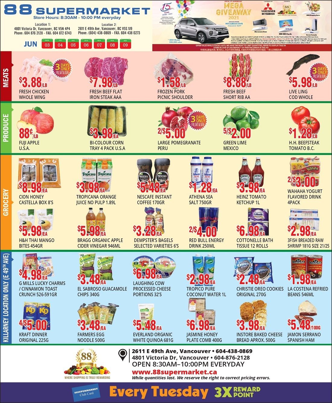 88 Supermarket Flyer June 3 to 9