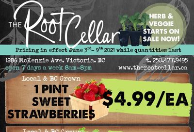 The Root Cellar Flyer June 3 to 9