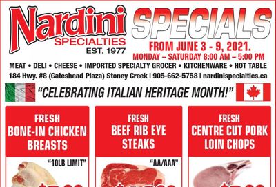 Nardini Specialties Flyer June 3 to 9