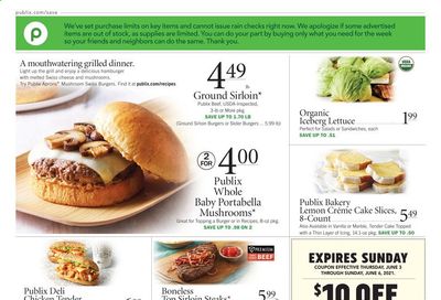 Publix (AL, FL, GA, NC, SC, TN) Weekly Ad Flyer June 3 to June 9