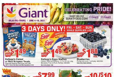 Giant Food (DE, MD, VA) Weekly Ad Flyer June 4 to June 10