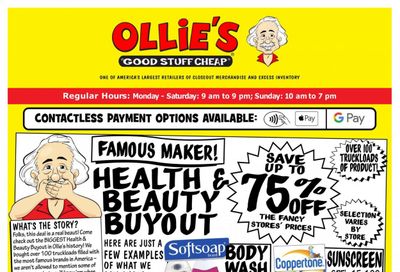 Ollie's Bargain Outlet Weekly Ad Flyer June 3 to June 9