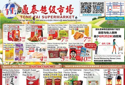 Tone Tai Supermarket Flyer June 4 to 10