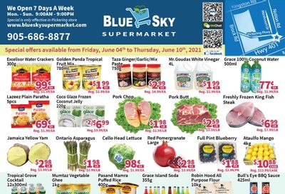 Blue Sky Supermarket (Pickering) Flyer June 4 to 10