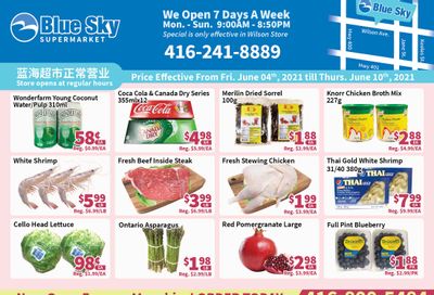 Blue Sky Supermarket (North York) Flyer June 4 to 10